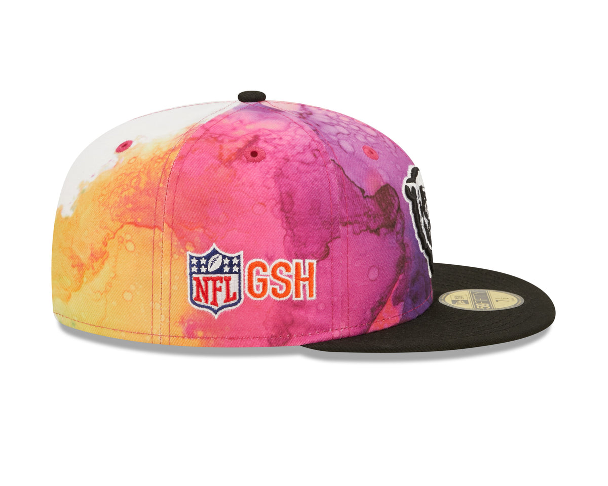 Chicago Bears New Era 2022 Crucial Catch NFL Mascot Logo Multi Color Ink 59FIFTY Fitted Hat for Men product image 4,