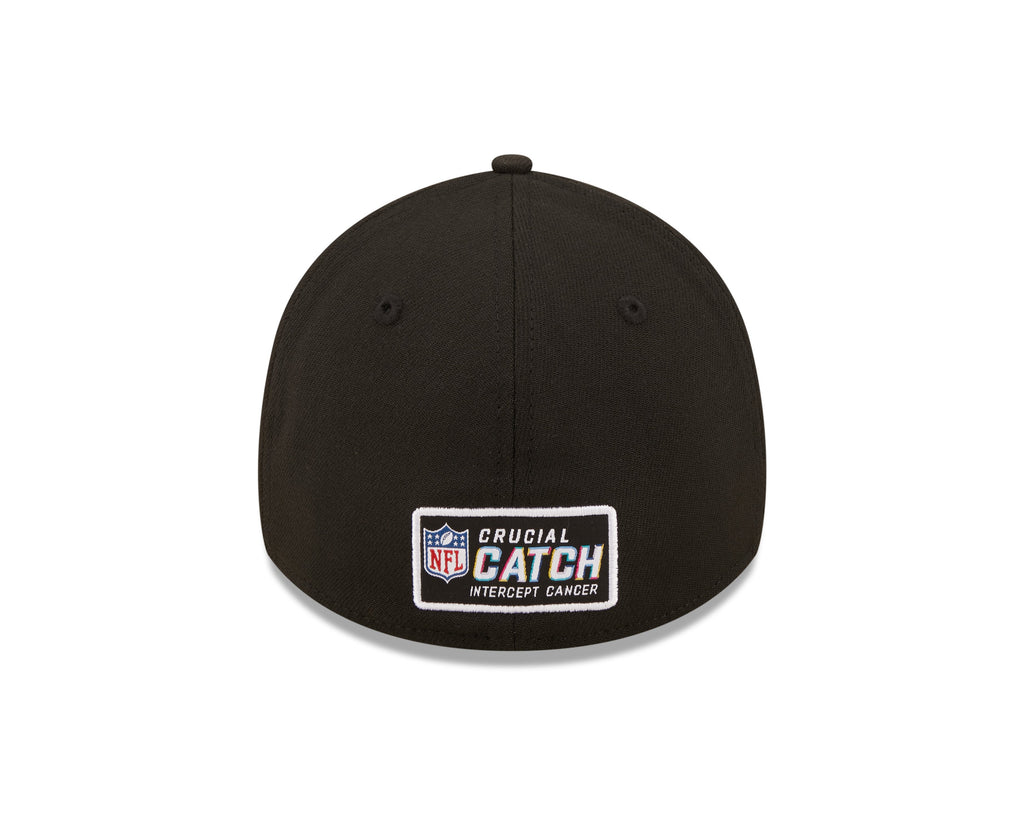 Chicago Bears New Era Crucial Catch 2022 NFL Coaches Sideline Mascot Logo White/Black 39THIRTY Flex Hat for Men product