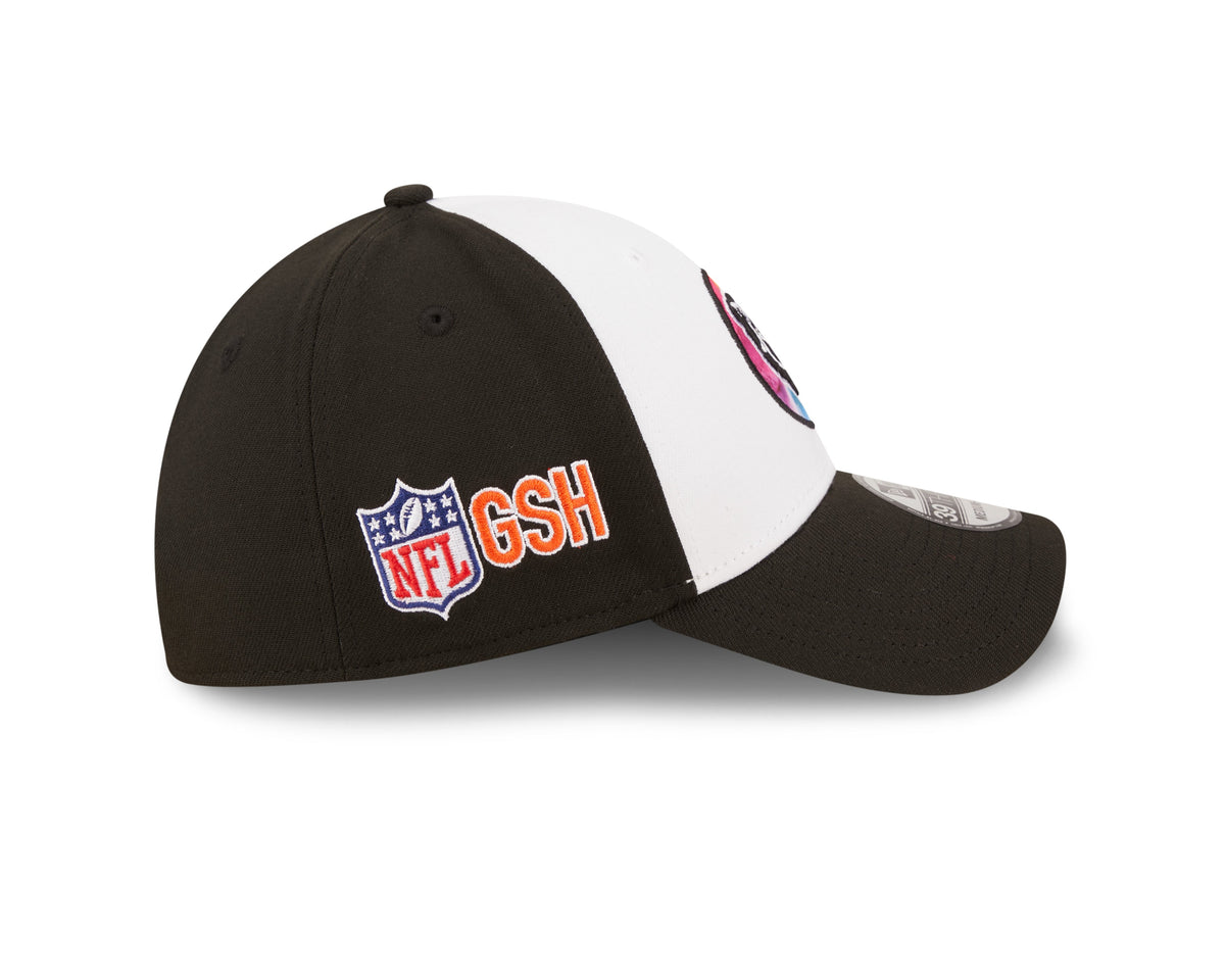 Chicago Bears New Era Crucial Catch 2022 NFL Coaches Sideline Mascot Logo White/Black 39THIRTY Flex Hat for Men product