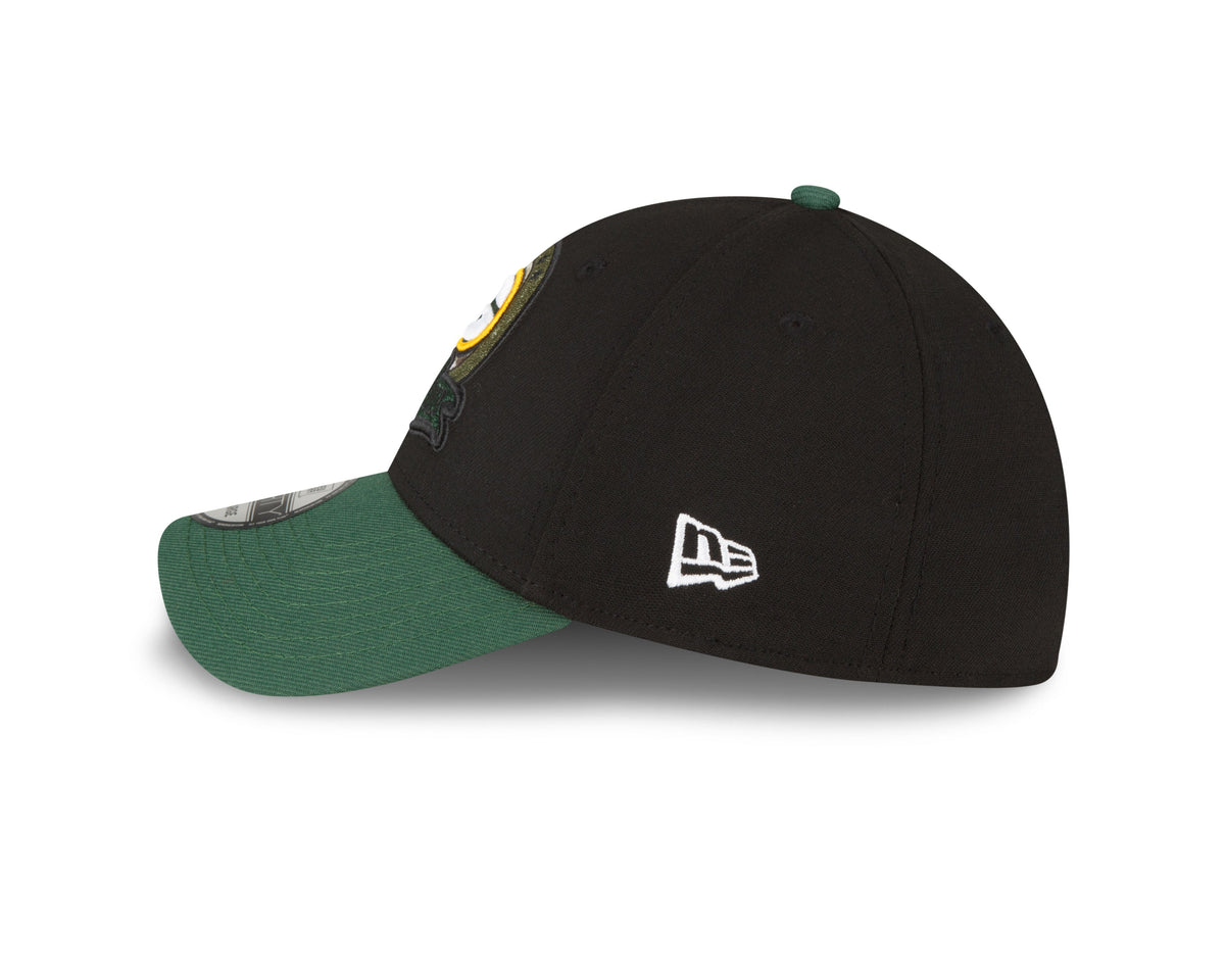 Green Bay Packers New Era Black 2022 Salute to Service 39THIRTY Flex Hat for Men product image 5, provided for visual