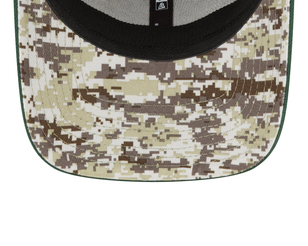 Green Bay Packers New Era Black 2022 Salute to Service 39THIRTY Flex Hat for Men product image 7, provided for visual