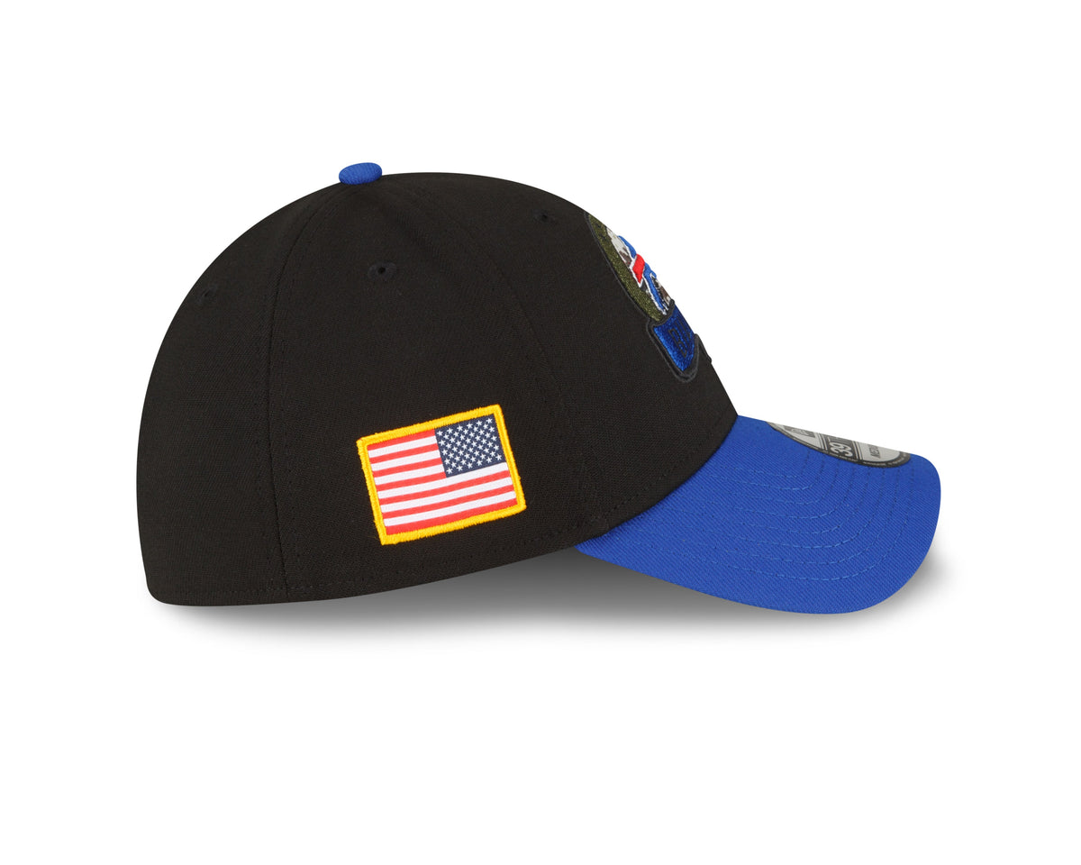 Buffalo Bills New Era Black 2022 Salute to Service 39THIRTY Flex Hat for Men product image 4, provided for visual reference