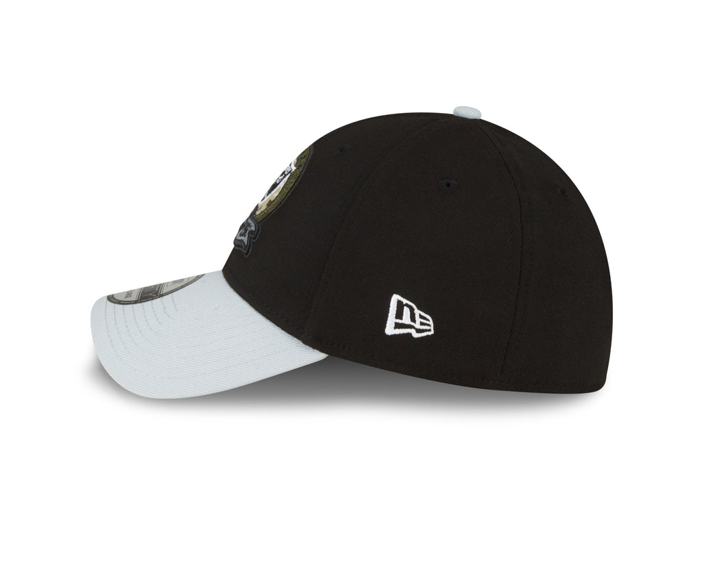 Las Vegas Raiders New Era Black 2022 Salute to Service 39THIRTY Flex Hat for Men product image 6, provided for visual