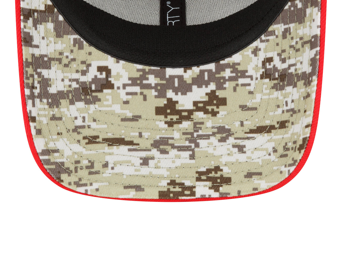 Kansas City Chiefs New Era Black 2022 Salute to Service 39THIRTY Flex Hat for Men product image 8, provided for visual