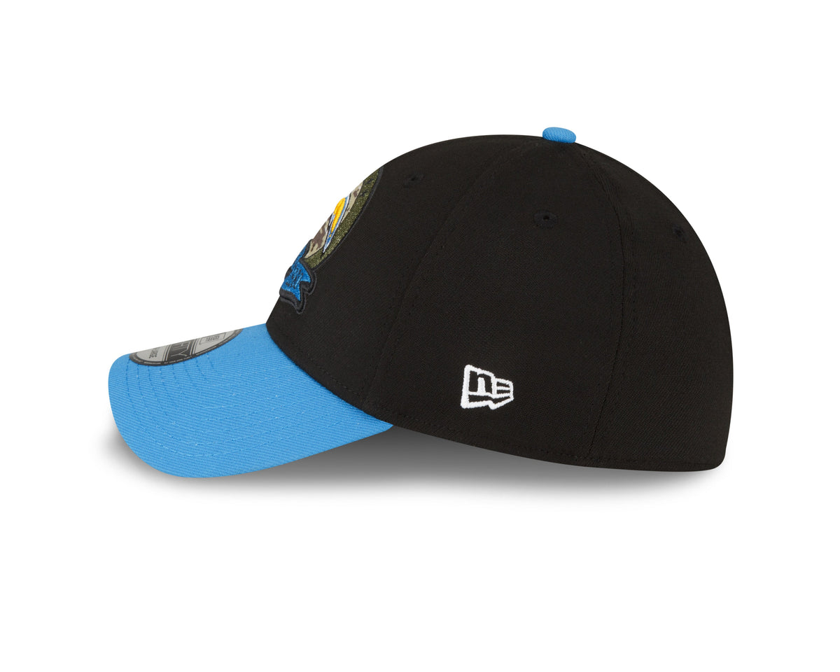 Los Angeles Chargers New Era Black 2022 Salute to Service 39THIRTY Flex Hat for Men product image 5, provided for visual