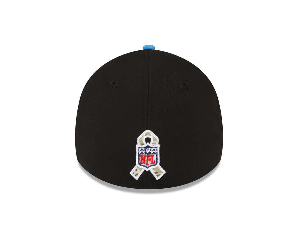Los Angeles Chargers New Era Black 2022 Salute to Service 39THIRTY Flex Hat for Men product image 6, provided for visual