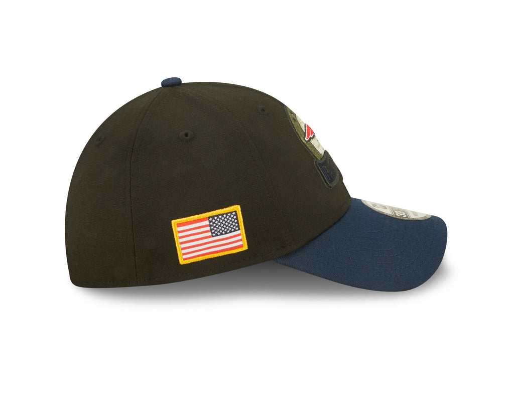 New England Patriots New Era Black 2022 Salute to Service 39THIRTY Flex Hat for Men product image 5, provided for visual
