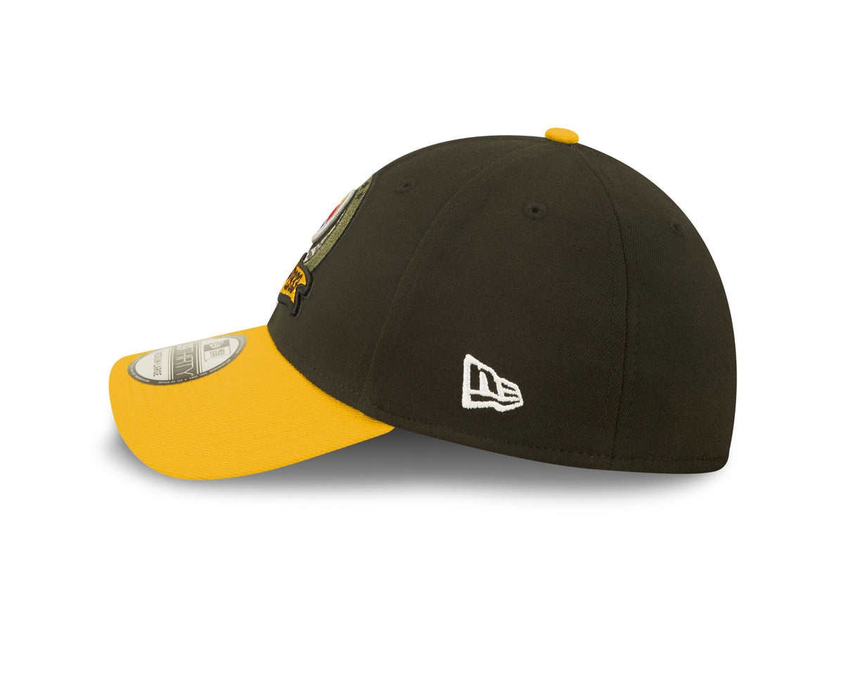 Pittsburgh Steelers New Era Black 2022 Salute to Service 39THIRTY Flex Hat for Men product image 5, provided for visual