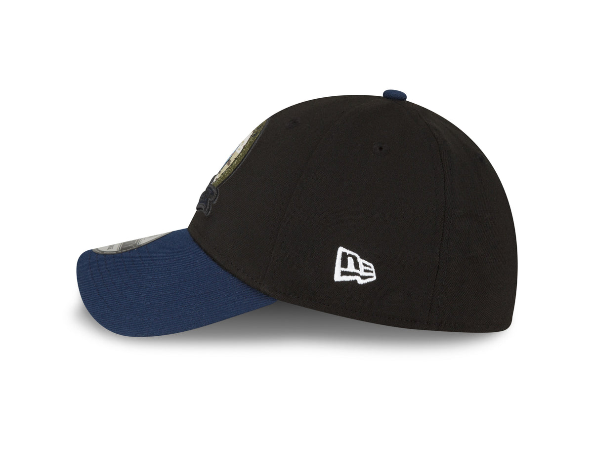 Tennessee Titans New Era Black 2022 Salute to Service 39THIRTY Flex Hat for Men product image 5, provided for visual