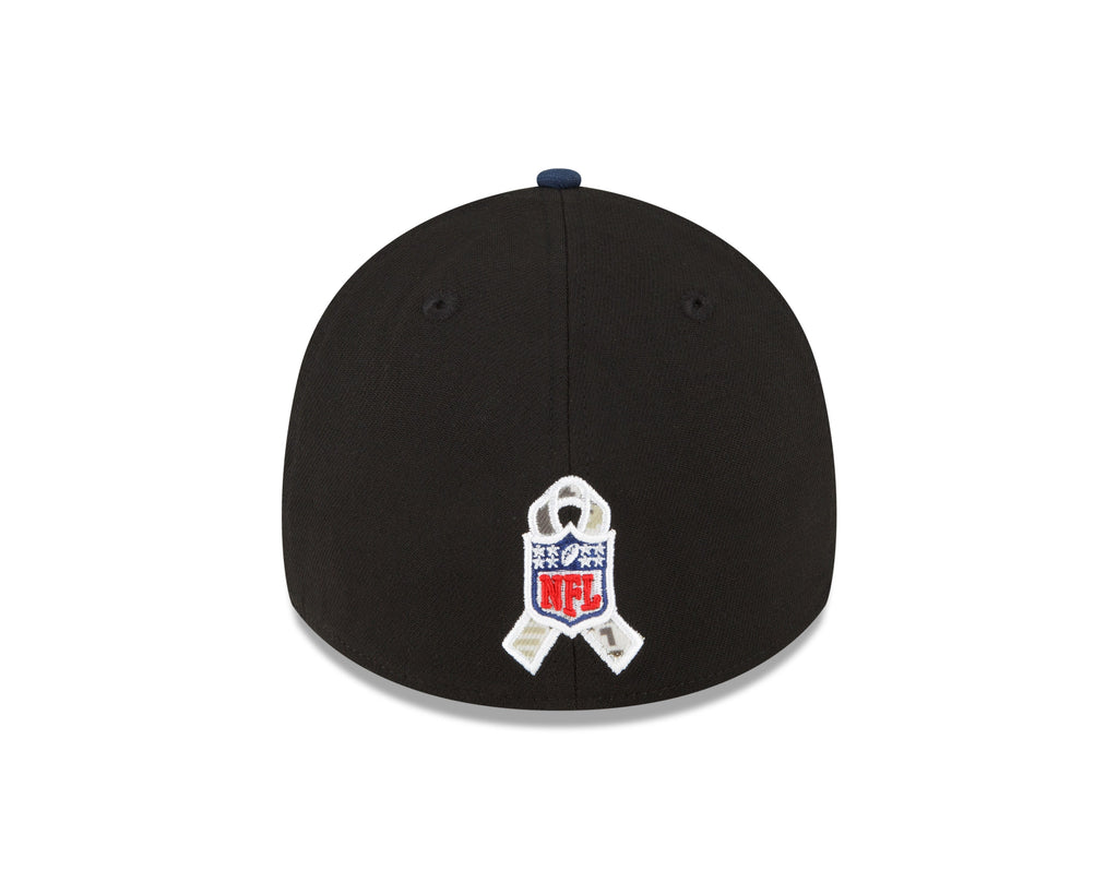 Tennessee Titans New Era Black 2022 Salute to Service 39THIRTY Flex Hat for Men product image 6, provided for visual