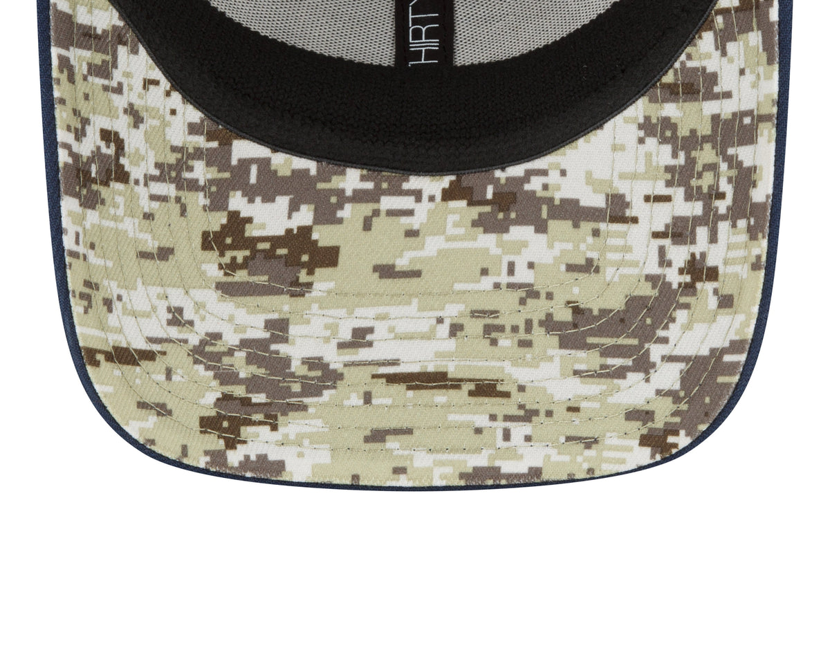 Tennessee Titans New Era Black 2022 Salute to Service 39THIRTY Flex Hat for Men product image 7, provided for visual