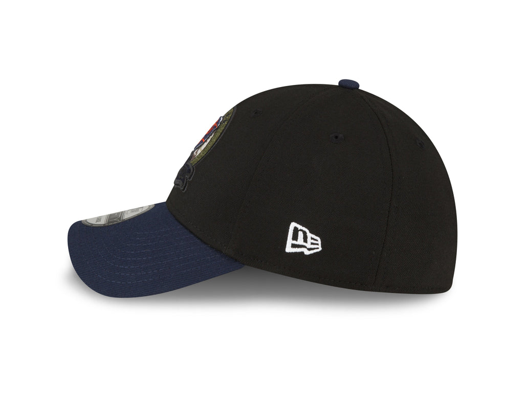 Chicago Bears New Era Black 2022 Salute to Service Historic Logo 39THIRTY Flex Hat for Men product image 5, provided for