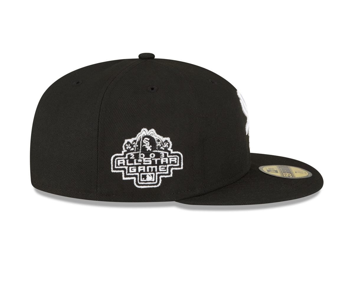 Chicago White Sox Sox 2003 All Star Game Black New Era 59Fifty Fitted Hat product image 4, provided for visual reference and