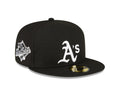 Oakland Athletics New Era 1989 World Series Black 59FIFTY Fitted Hat for Men product image 1, provided for visual reference