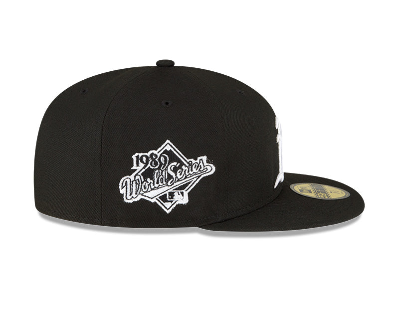 Oakland Athletics New Era 1989 World Series Black 59FIFTY Fitted Hat for Men product image 4, provided for visual reference
