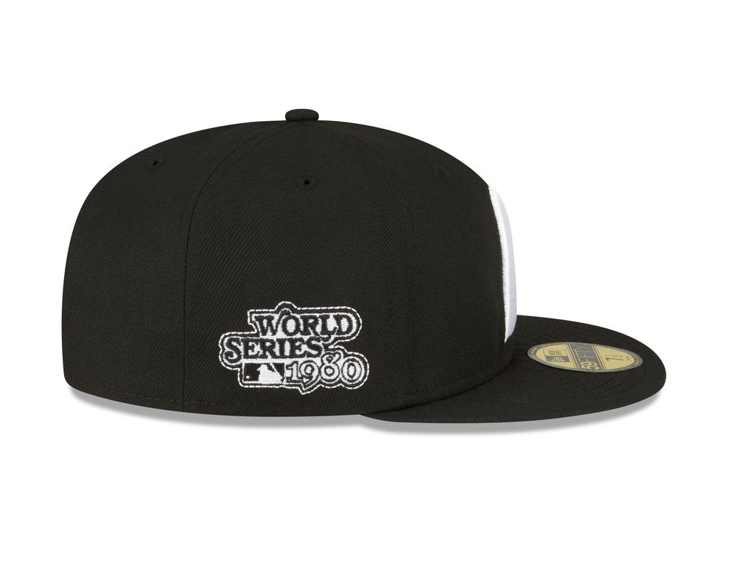 Philadelphia Phillies Cooperstown Collection 1980 World Series Black New Era 59Fifty Fitted Hat product image 4, provided