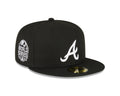 Atlanta Braves 2021 World Series Black New Era 59Fifty Fitted Hat product image 1, provided for visual reference and product