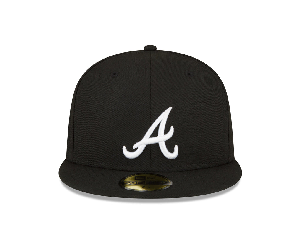 Atlanta Braves 2021 World Series Black New Era 59Fifty Fitted Hat product image 2, provided for visual reference and product