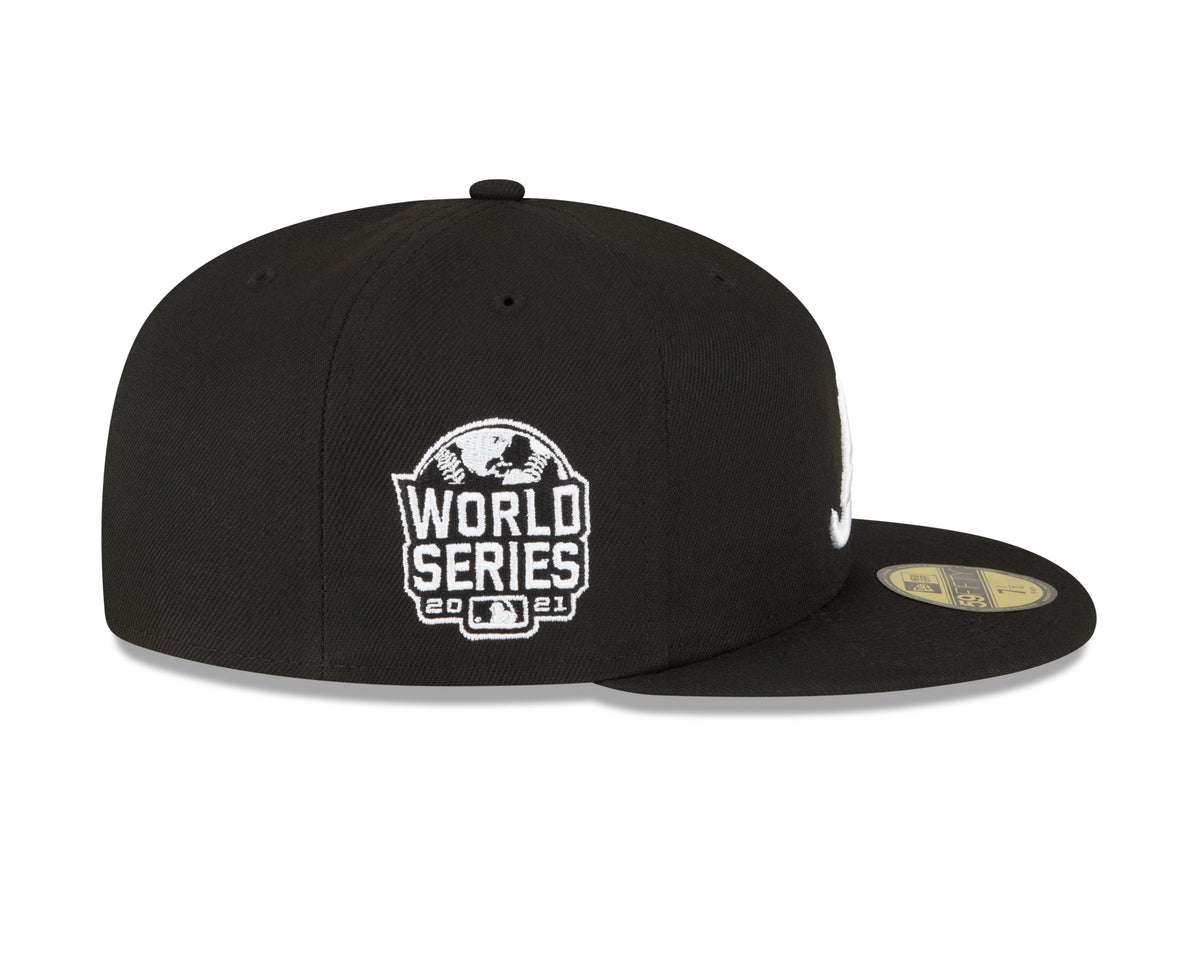 Atlanta Braves 2021 World Series Black New Era 59Fifty Fitted Hat product image 4, provided for visual reference and product
