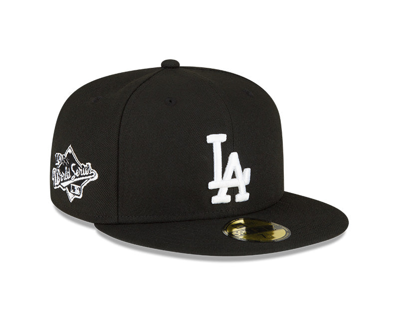Los Angeles Dodgers New Era 1988 World Series Black 59FIFTY Fitted Hat for Men product image 1, provided for visual