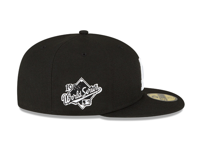 Los Angeles Dodgers New Era 1988 World Series Black 59FIFTY Fitted Hat for Men product image 4, provided for visual