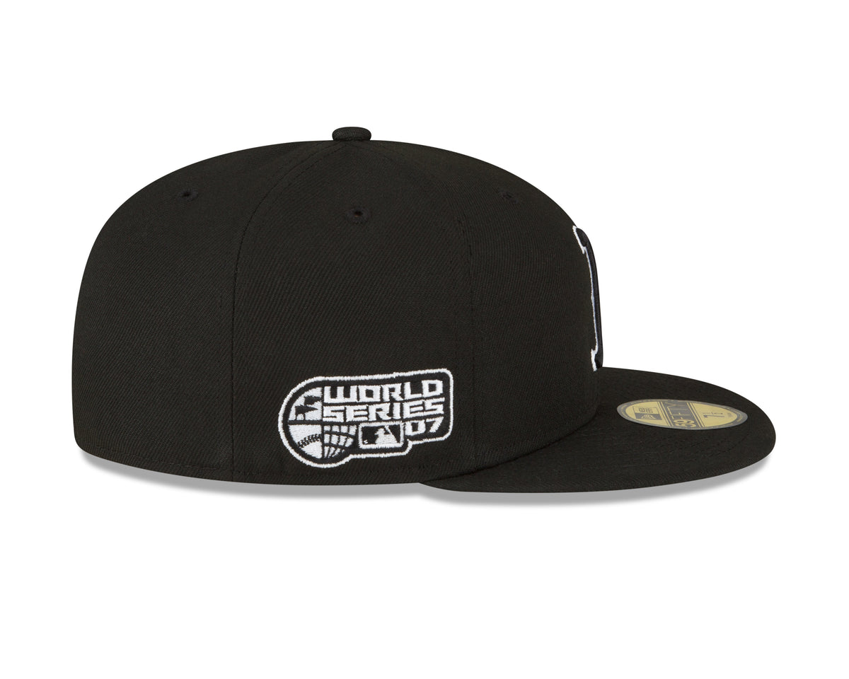 Boston Red Sox 2007 World Series Black New Era 59Fifty Fitted Hat product image 4, provided for visual reference and product