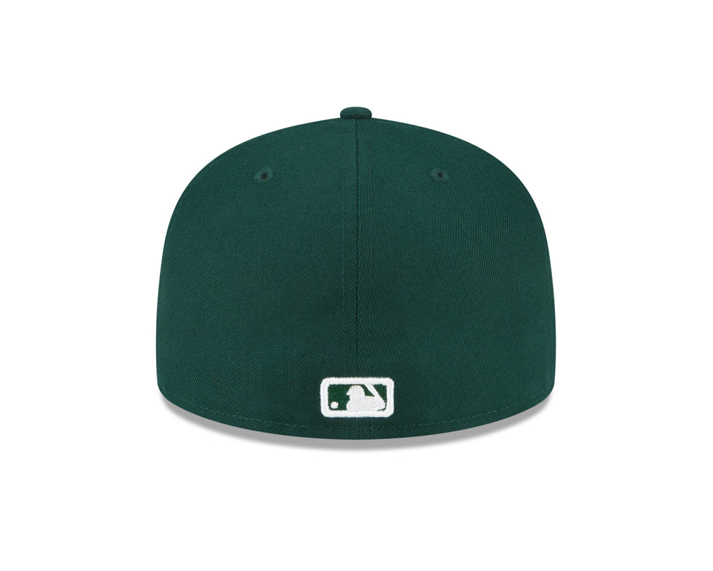 Chicago Cubs Basic New Era Dark Green 59FIFTY Fitted Hat for Men product image 6, provided for visual reference and product