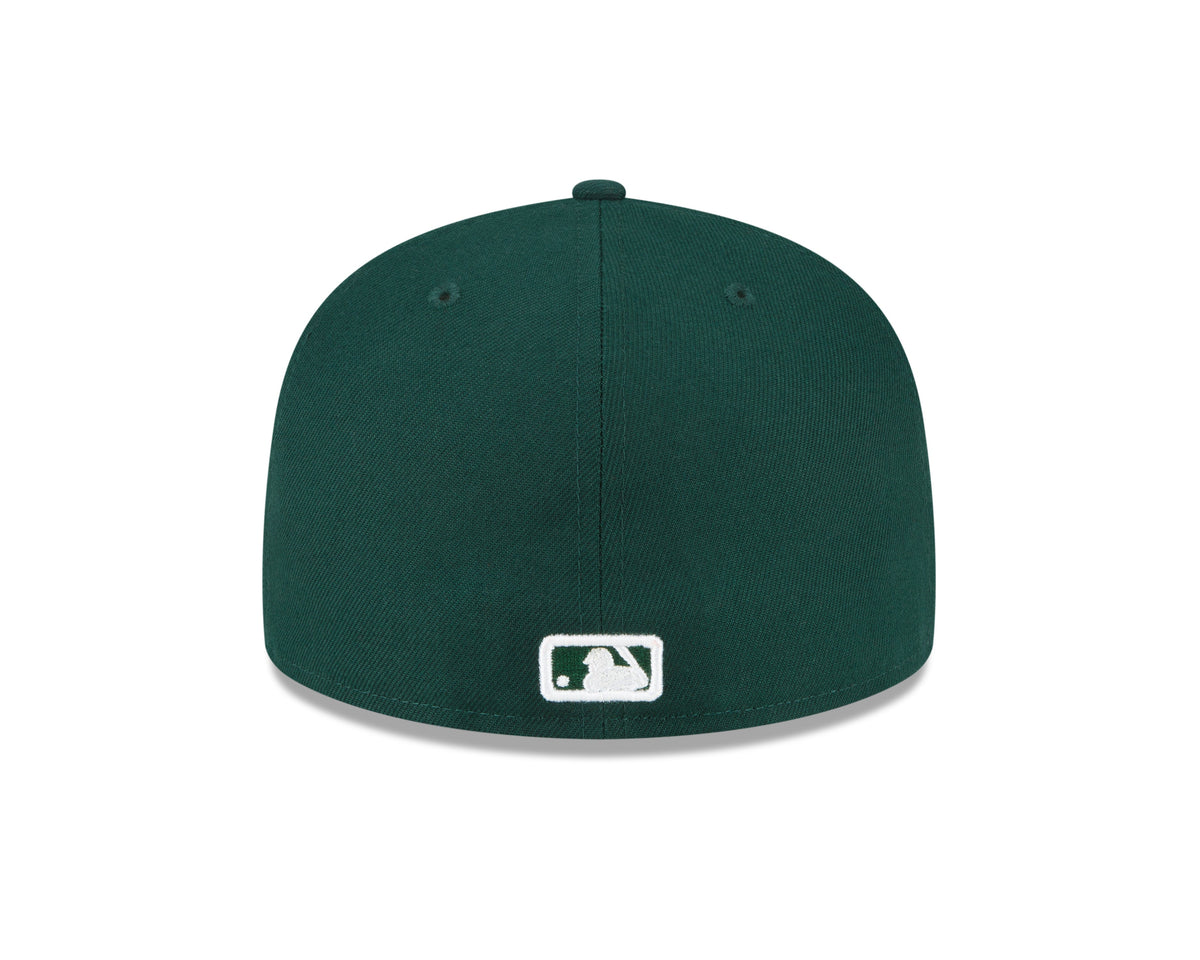 Chicago Cubs Basic New Era Dark Green 59FIFTY Fitted Hat for Men product image 6, provided for visual reference and product
