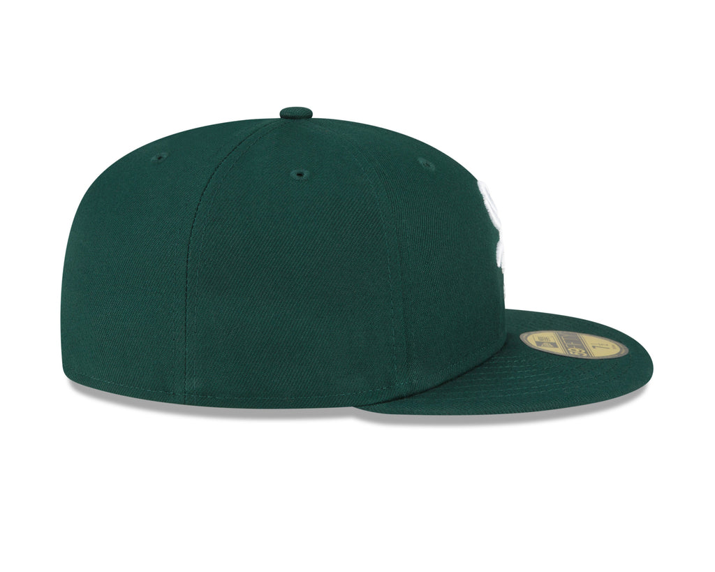 Chicago Cubs Basic New Era Dark Green 59FIFTY Fitted Hat for Men product image 5, provided for visual reference and product