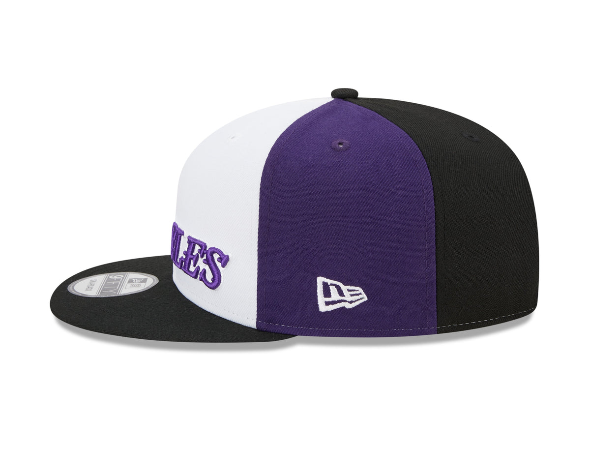 Mens Los Angeles Lakers New Era 2022 NBA City Edition 9FIFTY Snapback Hat product image 5, provided for visual reference and
