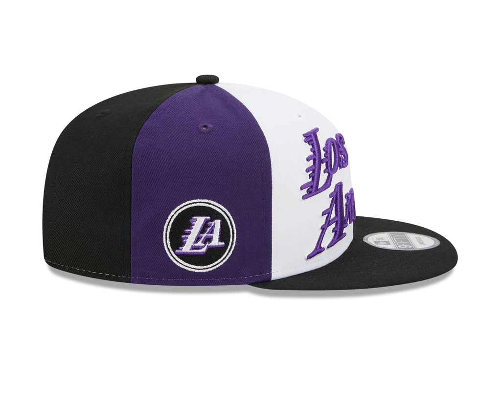 Mens Los Angeles Lakers New Era 2022 NBA City Edition 9FIFTY Snapback Hat product image 4, provided for visual reference and