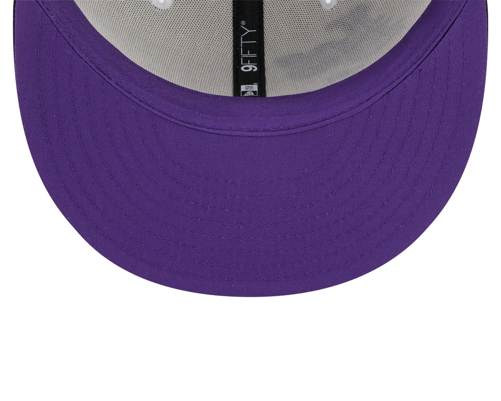 Mens Los Angeles Lakers New Era 2022 NBA City Edition 9FIFTY Snapback Hat product image 6, provided for visual reference and