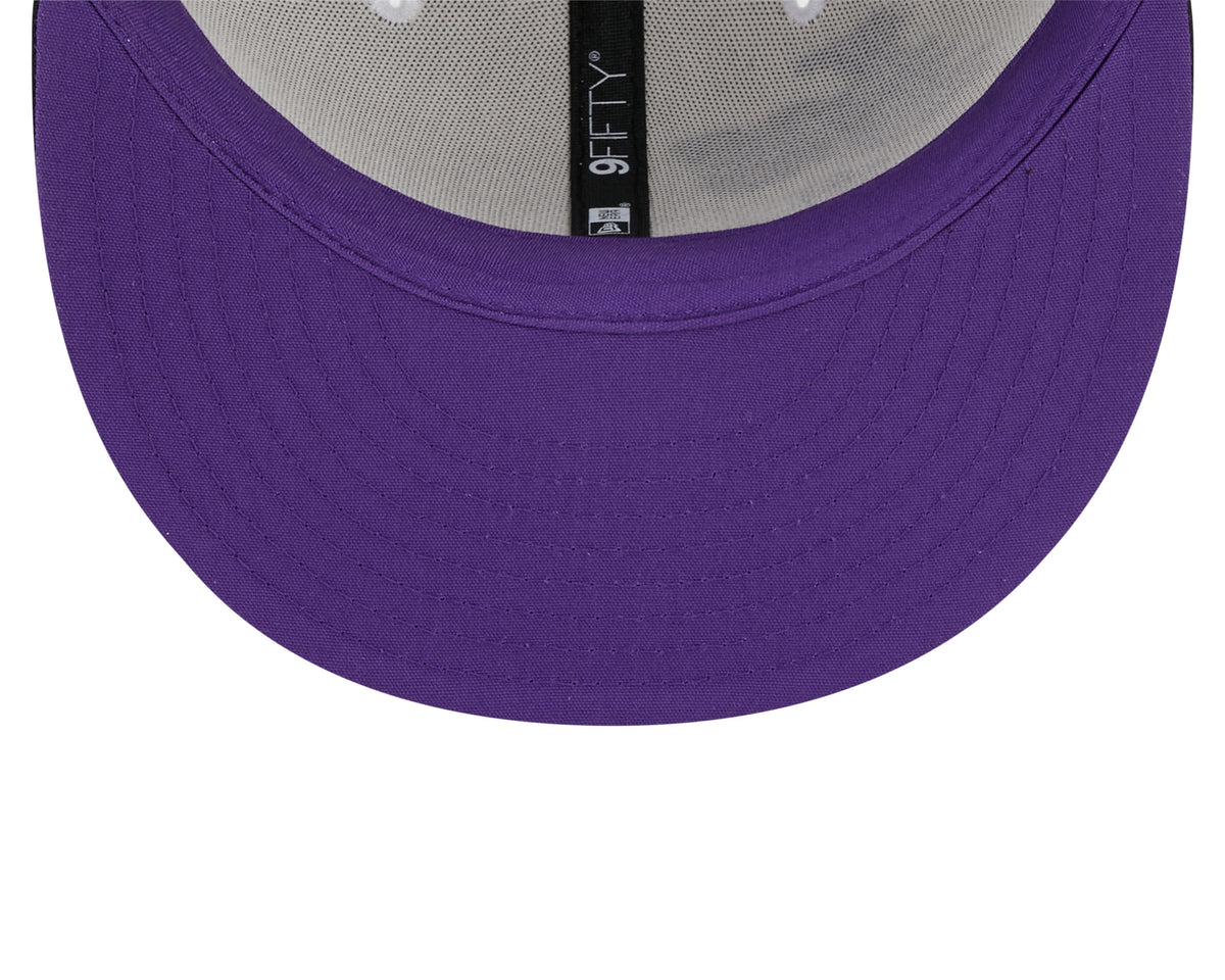 Mens Los Angeles Lakers New Era 2022 NBA City Edition 9FIFTY Snapback Hat product image 6, provided for visual reference and