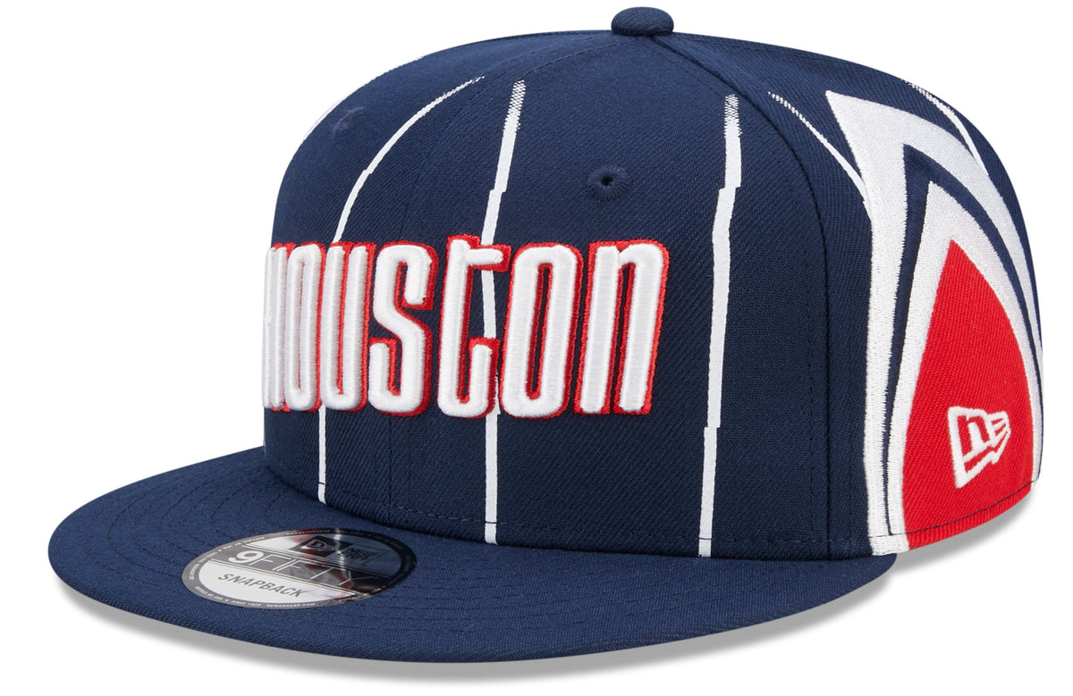 Mens Houston Rockets New Era 2022 NBA City Edition 9FIFTY Snapback Hat product image 1, provided for visual reference and
