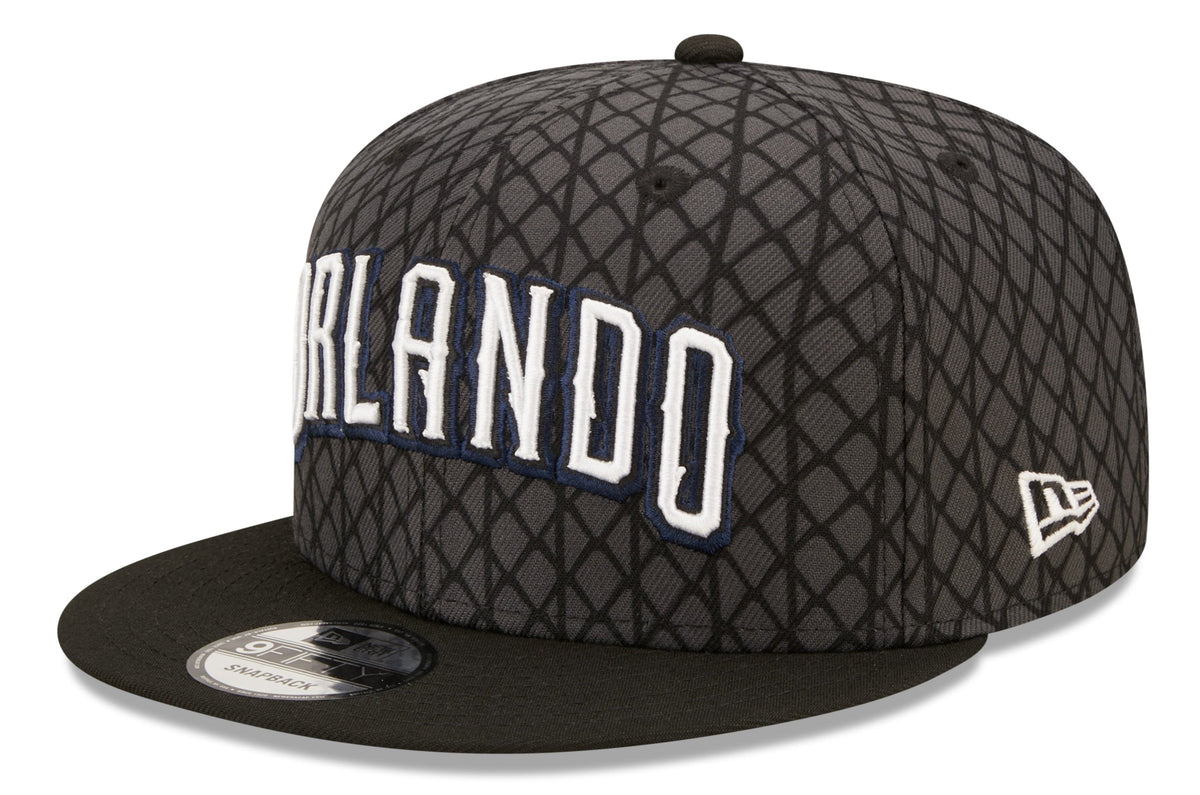 Mens Orlando Magic New Era 2022 NBA City Edition 9FIFTY Snapback Hat product image 1, provided for visual reference and
