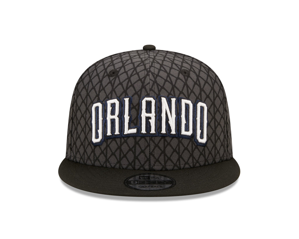 Mens Orlando Magic New Era 2022 NBA City Edition 9FIFTY Snapback Hat product image 2, provided for visual reference and