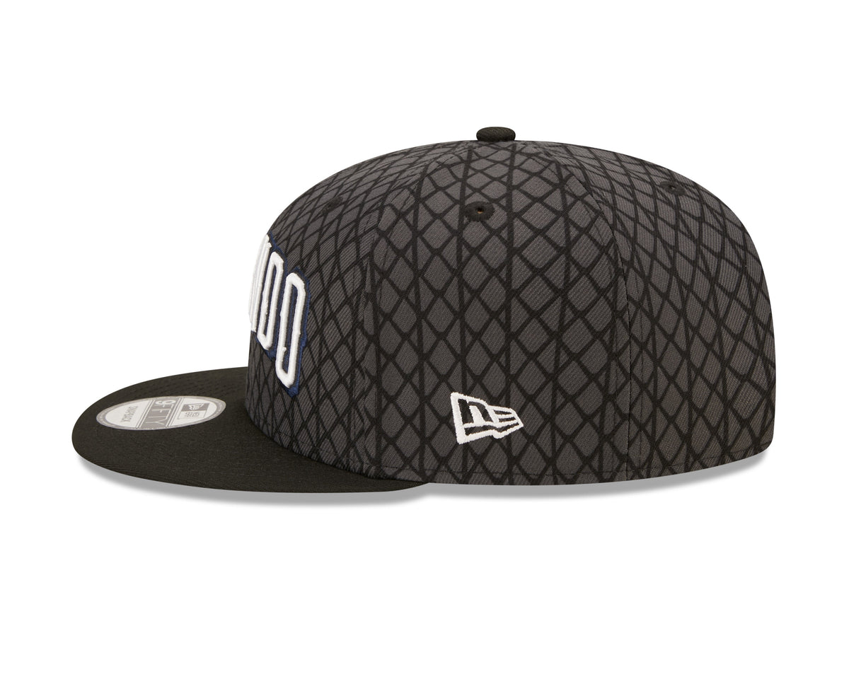 Mens Orlando Magic New Era 2022 NBA City Edition 9FIFTY Snapback Hat product image 4, provided for visual reference and