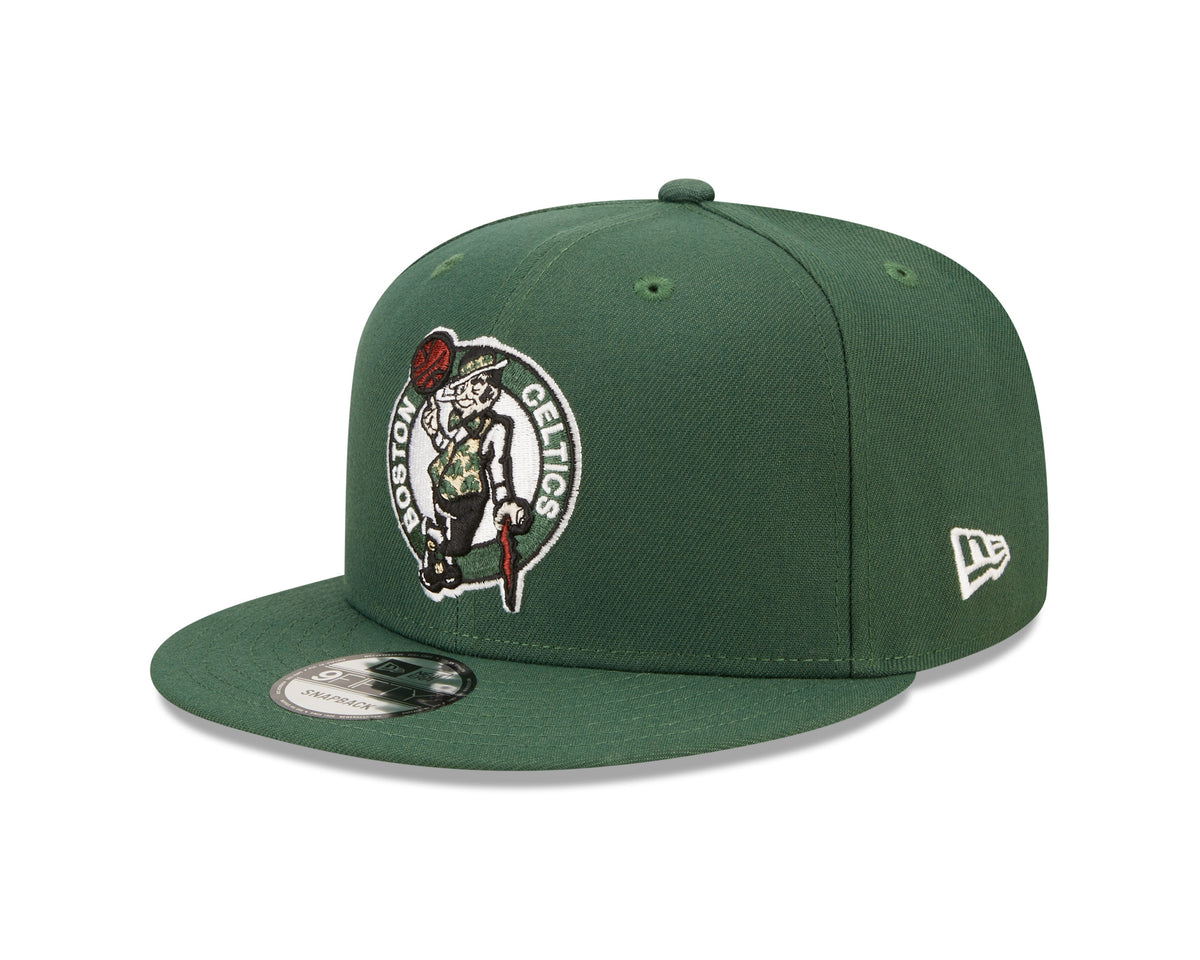 Mens Boston Celtics New Era 2022 NBA City Edition Alternate 9FIFTY Snapback Hat product image 1, provided for visual
