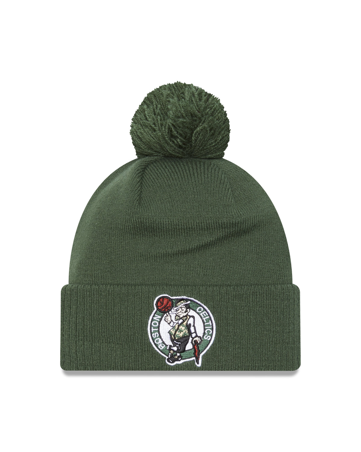 Boston Celtics New Era 2022/23 City Edition Alternate Official Cuffed Pom Knit Hat for Men product image 1, provided for