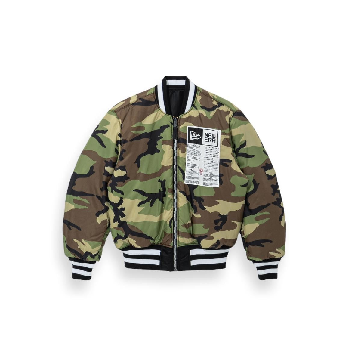 Chicago White Sox Alpha Industries X New Era Black MA-1 Bomber Jacket for Men product image 6, provided for visual reference