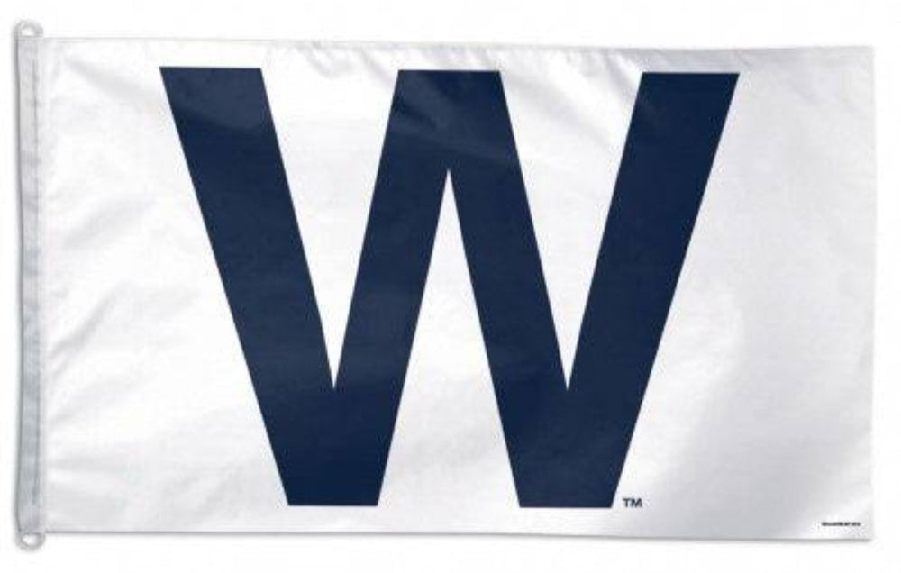 Chicago Cubs 3X5 "W" Flag by Wincraft product image 1, provided for visual reference and product detail review