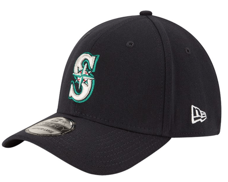 New Era Men Seattle Mariners 39Thirty Classic Navy Stretch Fit Hat product image 1, provided for visual reference and