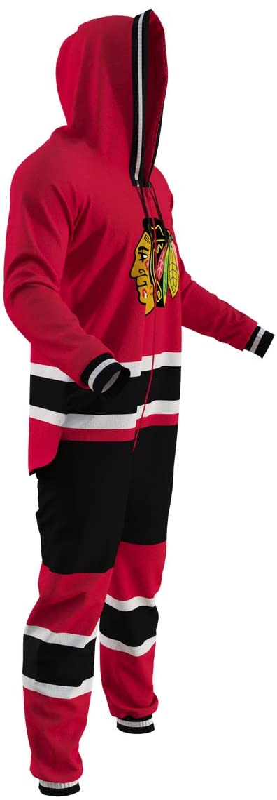 Chicago Blackhawks Ice Team Color Hockey Sockey Onsie product image 3, provided for visual reference and product detail