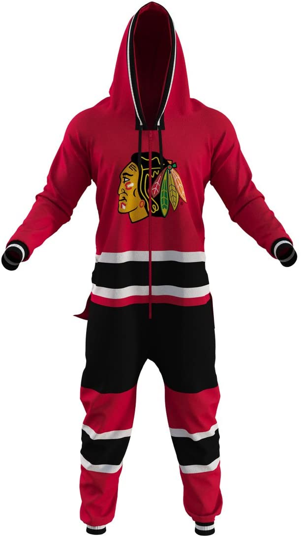 Chicago Blackhawks Ice Team Color Hockey Sockey Onsie product image 6, provided for visual reference and product detail