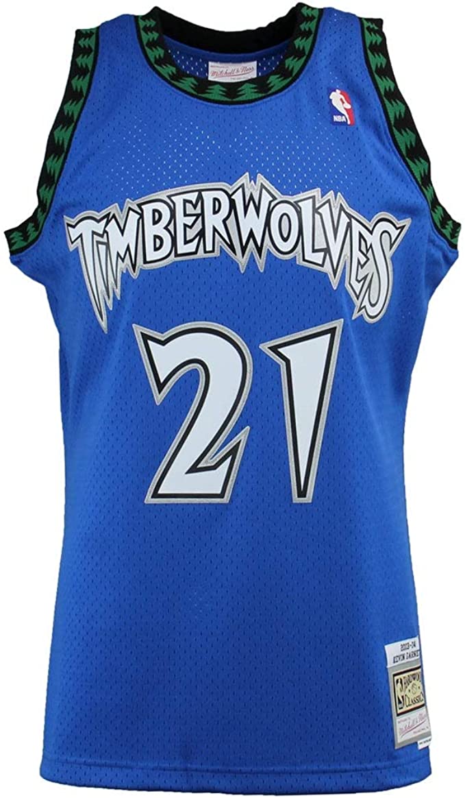 Minnesota Timberwolves Kevin Garnett Mitchell & Ness Blue 2003-04 Hardwood Classics Swingman Player Jersey for Men product