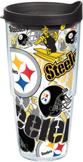 Pittsburgh Steelers Tervis 24oz. All Over Wrap Tumbler product image 1, provided for visual reference and product detail