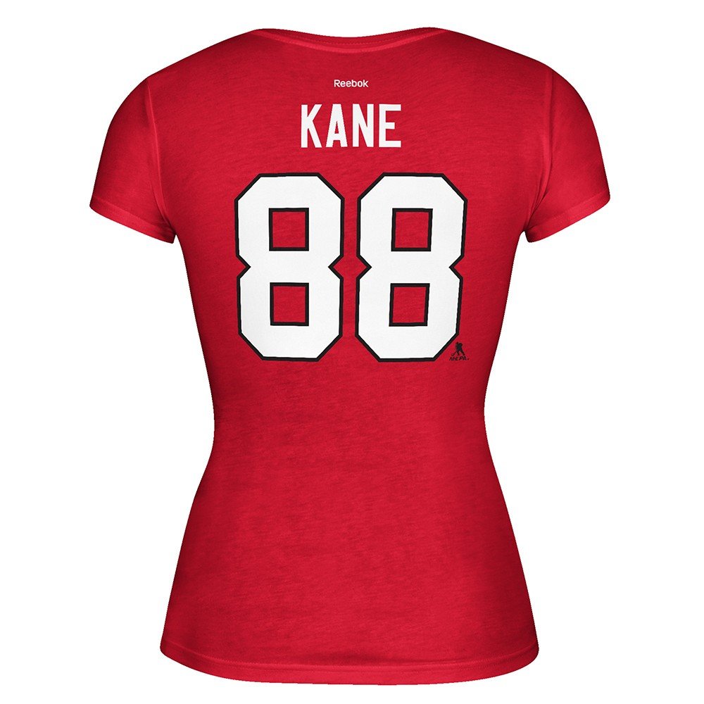 Chicago Blackhawks Patrick Kane 2015 Stanley Cup Champ T-Shirt for Women product image 2, provided for visual reference and