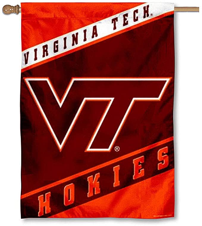 Virginia Tech Hokies 27" x 37" Vertical Flag product image 1, provided for visual reference and product detail review