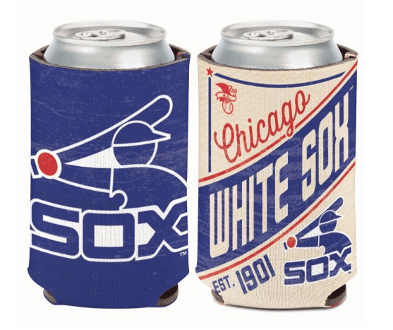 Chicago White Sox Batterman Logo 12 oz. Can Cooler By Wincraft product image 1, provided for visual reference and product