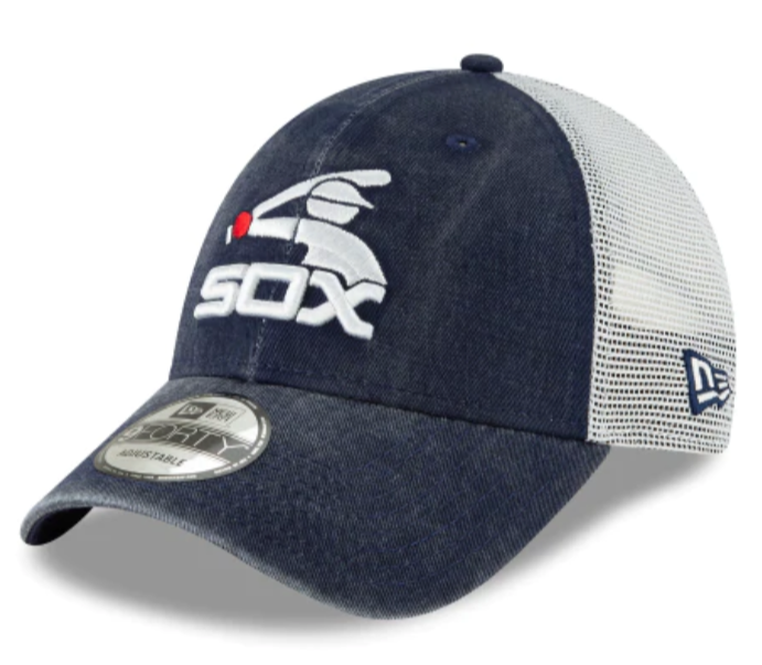 Chicago White Sox Cooperstown Collection Batterman New Era Trucker 9FORTY Adjustable Snapback Hat product image 1, provided